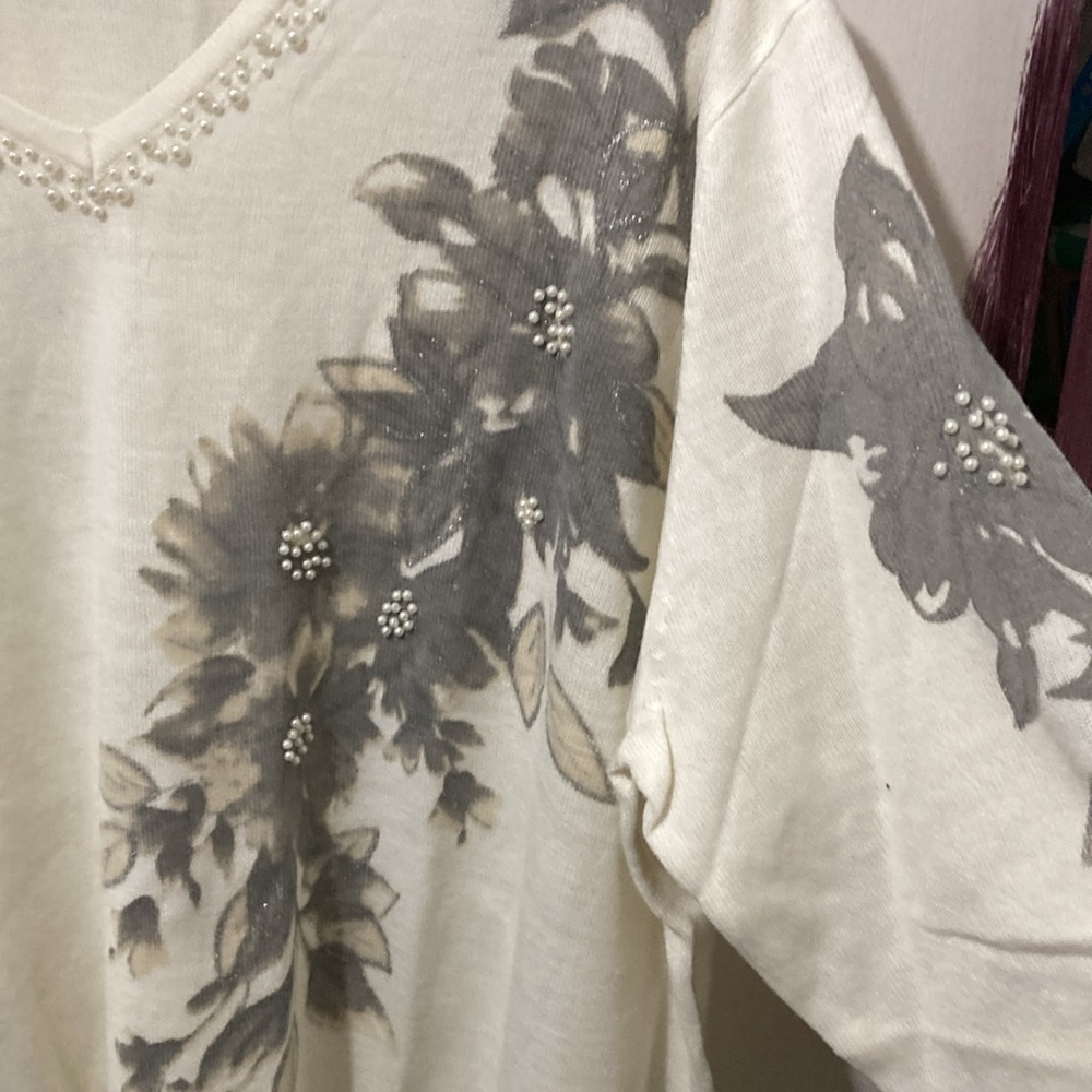 Adrian Delafield Women’s Plus Top size 3X - Picture 3 of 13